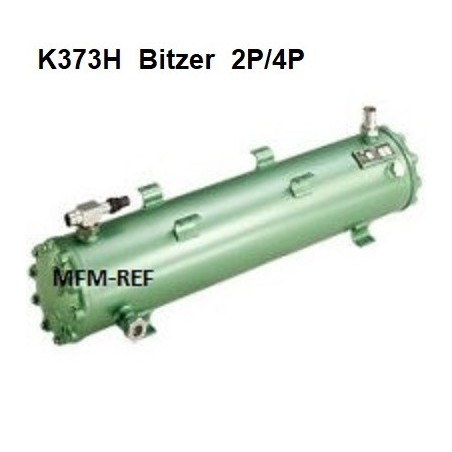 K373H 2P 4P Bitzer Water Cooled Condenser Heat Exchanger Hot Gas