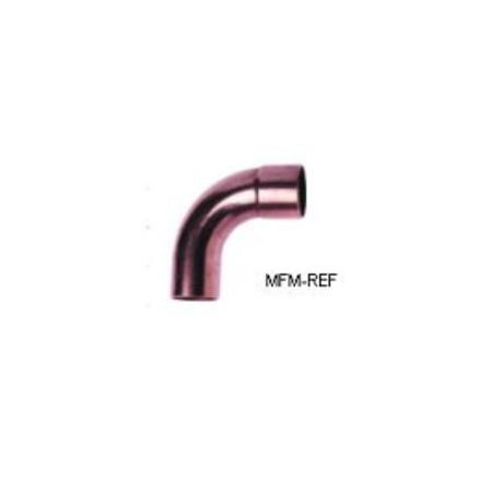 6 mm bend 90° copper int-ext for refrigeration