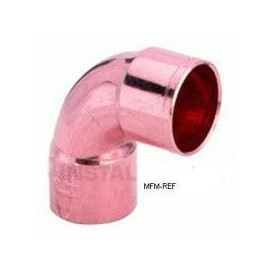 3/8" knee 90° copper internal x internal for refrigeration