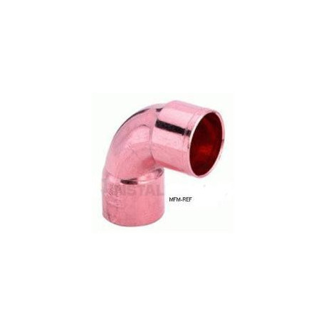 knee 90° 1/2" copper int-int for refrigeration