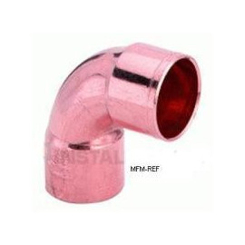 2.5/8" knee 90° copper int-int for refrigeration