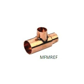 1/4 x 3/8 x 1/4 T-Stück Kupfer int-int-int für die Kältetechnik