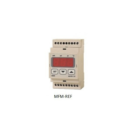 ALFA 15 VDH thermostat de dégivrage 230V -50°C /+50 ° ALFA 15 VDH thermostat de dégivrage 230V -50°C /+50 °