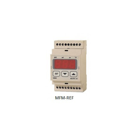 ALFANET 15 VDH thermostat de dégivrage 230V -50°C /+50 °C ALFANET 15 VDH thermostat de dégivrage 230V -50°C /+50 °C