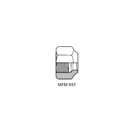 NS4-4 - Überwurfmutter 1/4 inw. SAE-flare