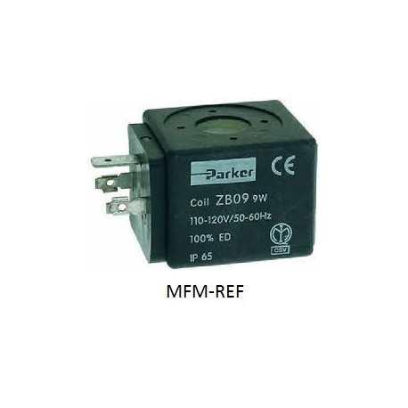 ZB09 Parker 220/230V 50/60 Hz Bobina de solenoide