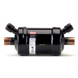 DAS164S Danfoss filter drier with 2 pressure gauge connection 023Z1009
