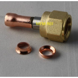 FA-2 conexão de caducidade da solda de 1/4. o aço inoxidável/CU SAE + anel