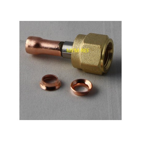 FA-2 1/4" gradiente connessione saldatura acciaio inox/CU SAE + anello