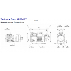 Bitzer 4PES-12Y Ecoline compresor para 400V-3-50Hz 40P Ex. 4PCS-10.2Y