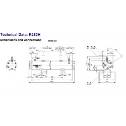 K283H-2P/4P Bitzer wassergekühlten Kondensator,Wärmetauscher heißesgas