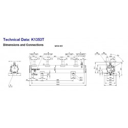K1353T-2P Bitzer wassergekühlten Kondensator,Wärmetauscher heißes Gas