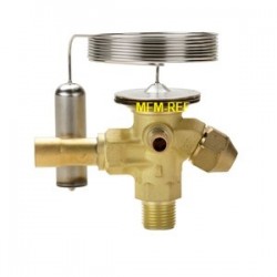 TES2 Danfoss R404A-R507 3/8x1/2 la vanne d'expansion thermostatique, FLARE – soudure Danfoss nr.068Z3419