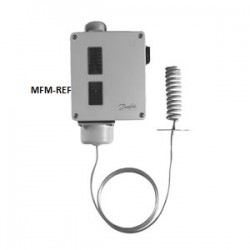 RT140L Danfoss termostato diferencial com zona neutra ajustável