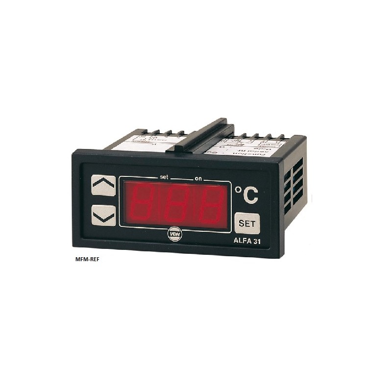 ALFANET 31 VDH electronic thermostat 230Vac/dc -50°C / +50°C