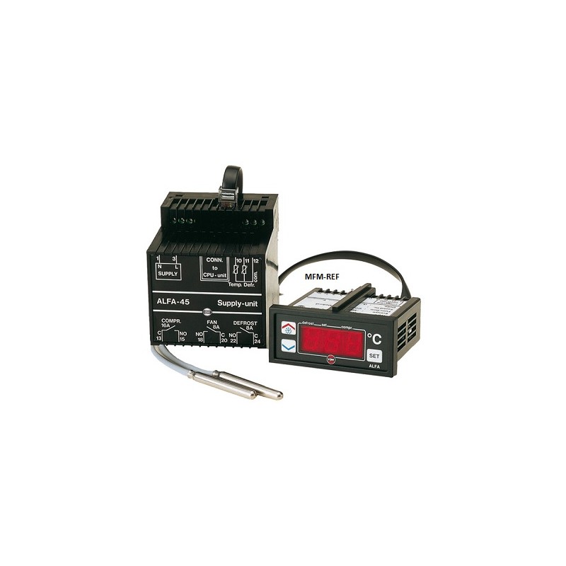VDH ALFANET 45 Abtauung thermostat 230V mit Relaismodul