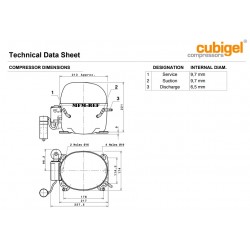MX18FB Cubigel, ACC,  Electrolux  compresseur fabrication Huayi Barcelona