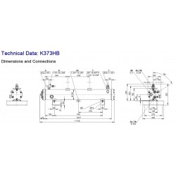 K373HB 2P/4P Bitzer échangeur de condenseur/chaleur à l’eau chaude gaz