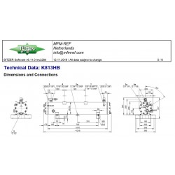 K813HB-2P Bitzer échangeur de condenseur/chaleur à l’eau chaude gaz