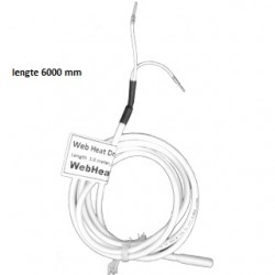 WHDR06 WebHeat drenar cabo de aquecimento flexível Comprimento aquecido: 6000 mm