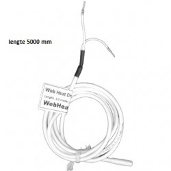 WHDR05 WebHeat afvoerverwarmingskabel Verwarmde lengte  : 5000 mm