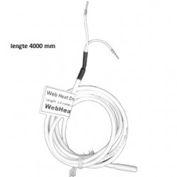 WHDR04 WebHeat drenar cabo de aquecimento Comprimento aquecido: 4000 mm