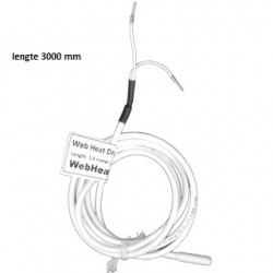 WHDR03 WebHeat drenar cabo de aquecimento Comprimento aquecido: 3000 mm