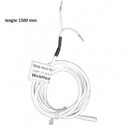 WHDR015 WebHeat cable calefactor de drenaje Longitud calentada: 1500 mm