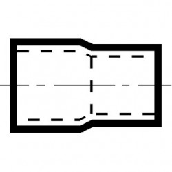 16 x 12 mm Übergangsstück Kupfer für die Kältetechnik