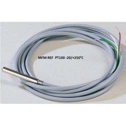 VDH SM 800/ 2m Teflon temperature sensor PT100  -20°C / +250°C