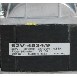 Euro Motors Italia 82V-4534-9 fan motor EMI 34watt for evaporator condenser