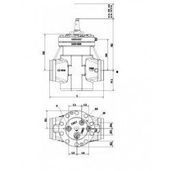 ICV150 Danfoss behuizingen servo gestuurde drukregelventielen 3-poort