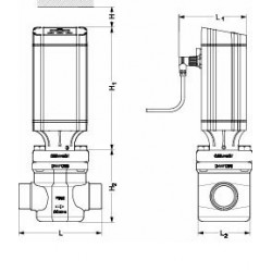 ICAD 1200-B Danfoss accionamento de motor para ICM 027H0490