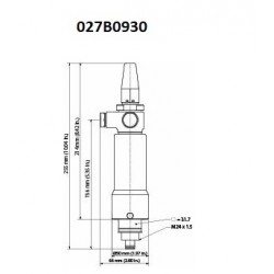 Danfoss CVPP-L LP Steuerventil Differenzdruckregler Ap 0-7 bar. 027B0930