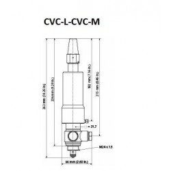 CVC-L Danfoss controlo do cárter da válvula reguladora 0-7bar 027B0940