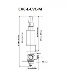 Danfoss CVC-L regulador de presión del cárter -0.45 + 7 bar. 027B0940