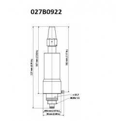 CVP-H Danfoss Konstant--Druckregler 25 tot 52 bar. 027B0922