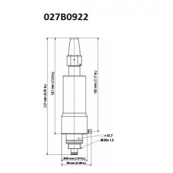 CVP-H Danfoss regulador de pressão constante 25 tot 52 bar. 027B0922