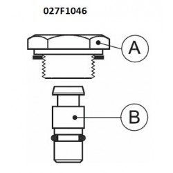 . 027F1046 Danfoss Blanking plug  , Control valve, ISC+PM.