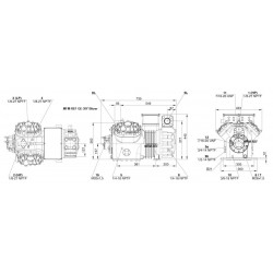 Bitzer 4FE-28Y Ecoline compressor voor 400V-3-50Hz.Part-winding 40P