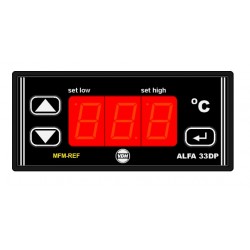 VDH ALFANET 33 DP elektronische warnung thermostate 230V -10°C/ +40°C