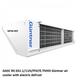 GASC RX 031.1/11N/FFA7E.TNNN Güntner refrigerador com descongelamento