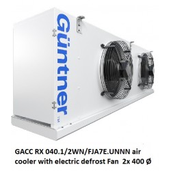 GACC RX 040.1/2WN/FJA7E.UNNN Guntner refrigerador com descongelamento