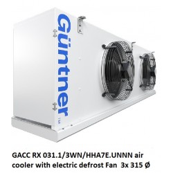 GACC RX 031.1/3WN/HHA7E.UNNN Guntner air cooler with electric defrost