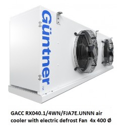 GACC RX040.1/4WN/FJA7E.UNNN Guntner enfriador de aire con descongelación eléctrica