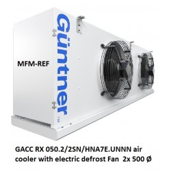 GACC RX 050.2/2SN/HNA7E.UNNN Guntner enfriador de aire con descongelación eléctrica