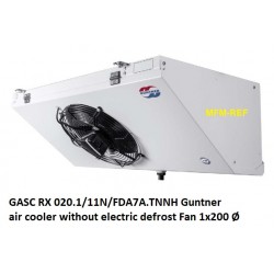 GASC RX 020.1/11N/FDA7A.TNNH Güntner refrigerador de ar sem descongelamento eléctrico Ventilador 1 x 200