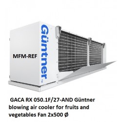 GACA RX 050.1F/27-AND Refrigerador soplando de aire Guntner para frutas y verduras