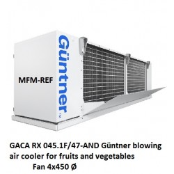 GACA RX 045.1F/47-AND Guntner blowing air cooler for fruits-vegetables