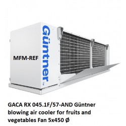 GACA RX 045.1F/57-AND Guntner blowing air cooler for fruits and vegetables